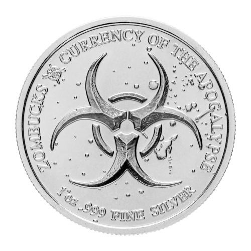 1 oz Zombucks The Saint Silver Round | Elemetal Mint
