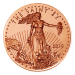 1 oz Zombucks The Saint Copper Round | Elemetal Mint