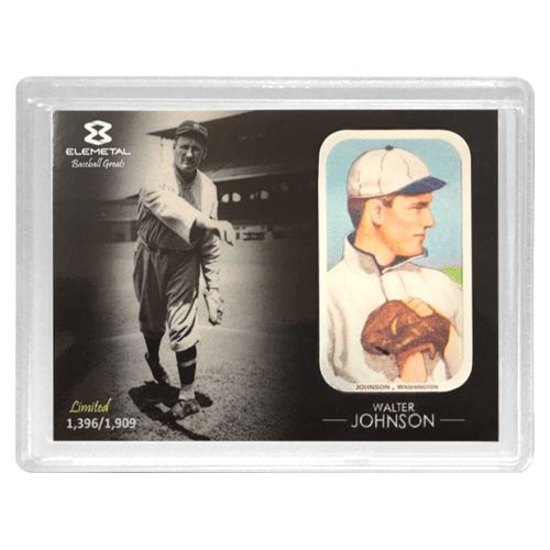 Lingot 1 once d'argent Série Baseball Greats Walter Johnson T-206 | Elemetal Mint
