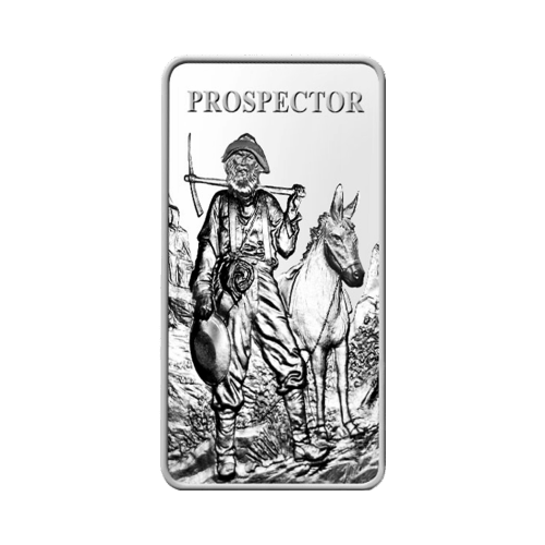 5 oz Prospector Silver Bar | Elemetal Mint