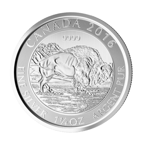 1.25 oz 2016 Canadian Bison Silver Coin | Royal Canadian Mint