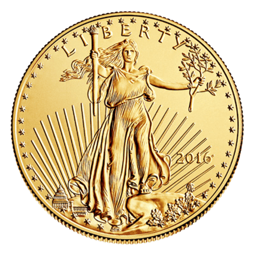 Pièce 1 once d'or Aigle américain 2016 | Monnaie des États-Unis