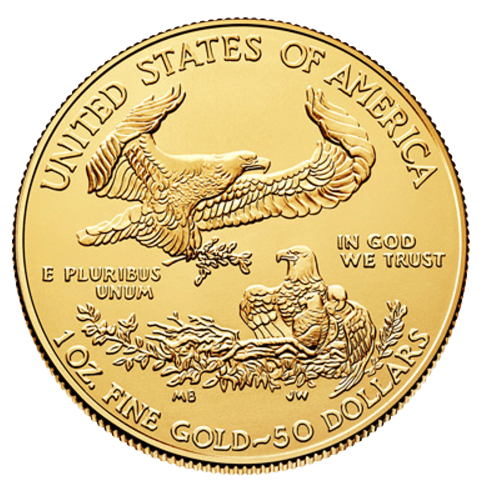 Pièce 1 once d'or Aigle américain 2016 | Monnaie des États-Unis