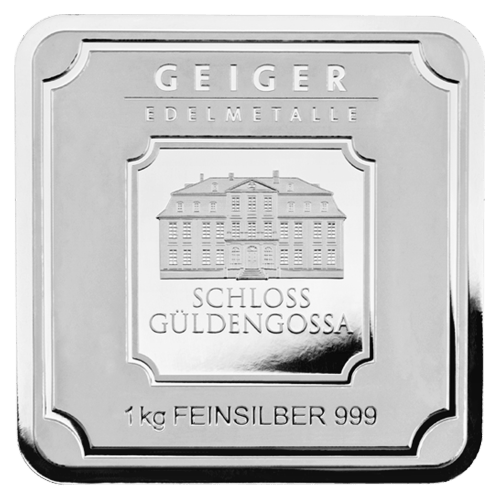1 kilo Silver Bar | Geiger Edelmetalle