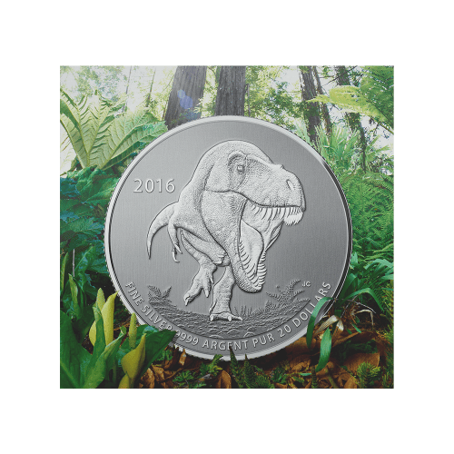 1/4 oz 2016 Tyrannosaurus Rex $20 for $20 Silver Coin