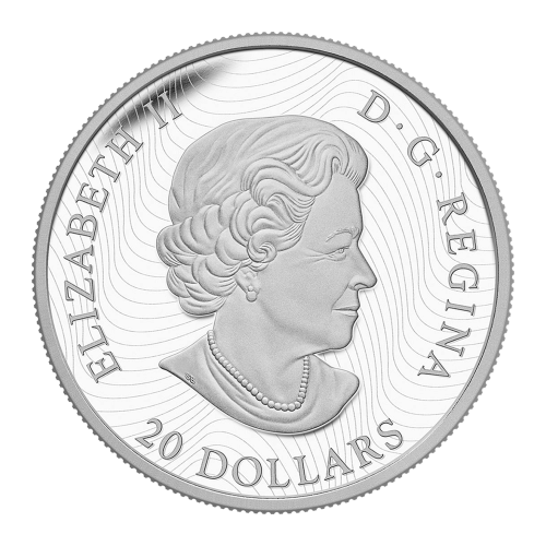 Pièce 1 once d'argent Épreuve numismatique Série Paysages canadiens | Chalet de ski 2016