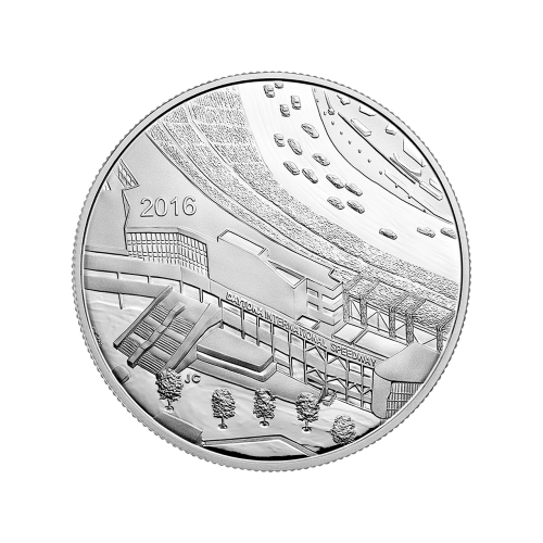 1/2 oz 2016 Daytona Silver Medallion