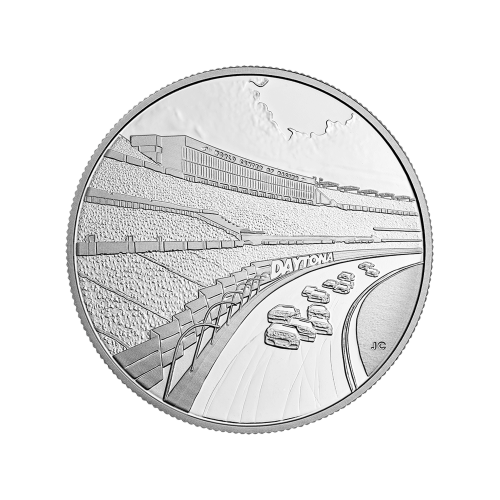 1/2 oz 2016 Daytona Silver Medallion