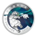 Pièce 1 once d'argent Épreuve numismatique Art et géométrie | Ours polaire 2016
