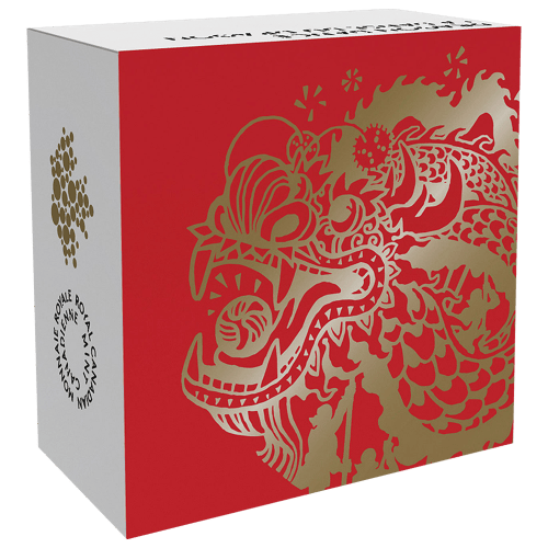 Pièce 1/4 once d'argent La Danse du Dragon 2016