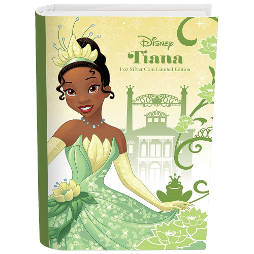 Pièce 1 once d'argent Princesse Tiana Disney 2016
