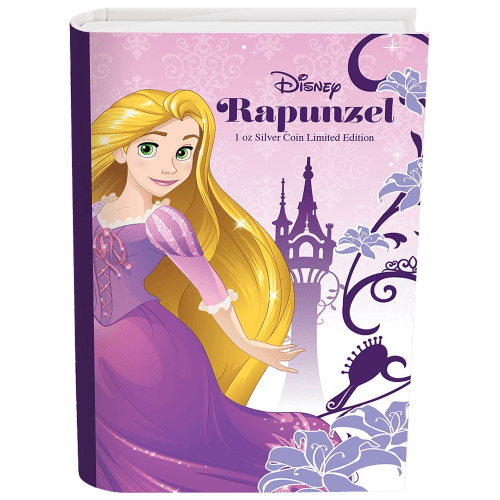 1 oz 2016 Disney Princess Rapunzel Silver Coin | New Zealand Mint