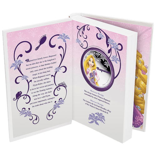 1 oz 2016 Disney Princess Rapunzel Silver Coin | New Zealand Mint
