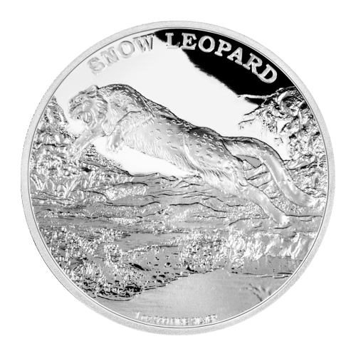 1 oz 2016 Endangered Species Snow Leopard Silver Proof Coin | New Zealand Mint