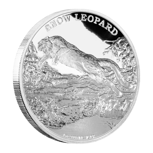 1 oz 2016 Endangered Species Snow Leopard Silver Proof Coin | New Zealand Mint