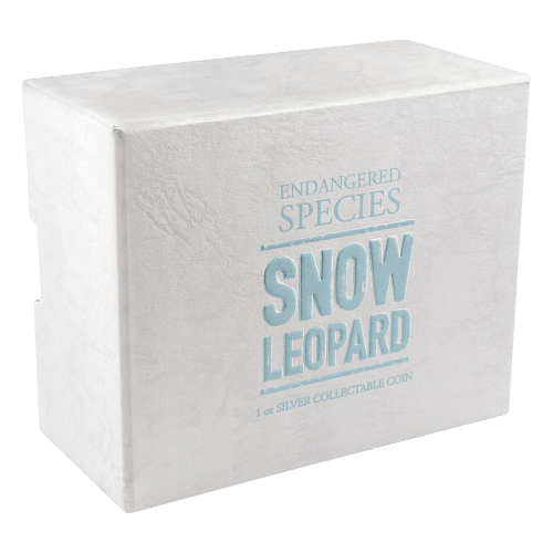 1 oz 2016 Endangered Species Snow Leopard Silver Proof Coin | New Zealand Mint