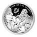 1 oz 2016 Silver Shield Year of the Monkey Silver Proof-Like Round