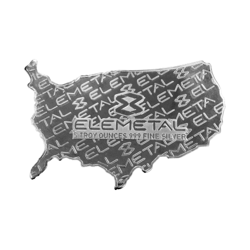 5 oz USA Silver Bar | Elemetal Mint