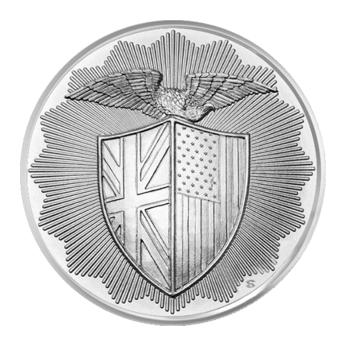 1 oz RMR Shield Silver Round | Elemetal Mint
