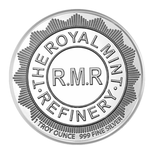 1 oz RMR Shield Silver Round | Elemetal Mint