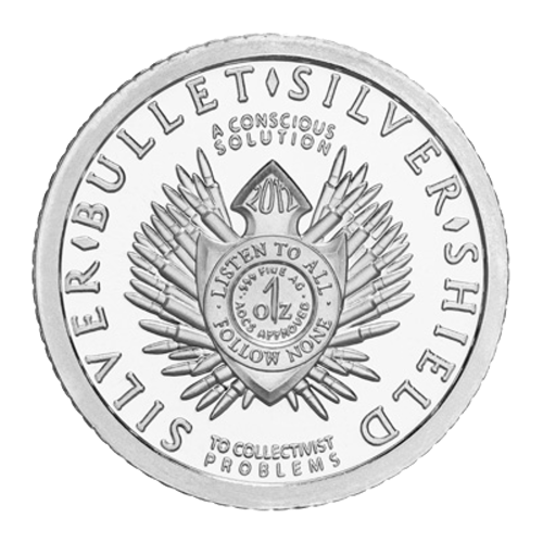 1 oz 2012 Debt and Death Silver Round