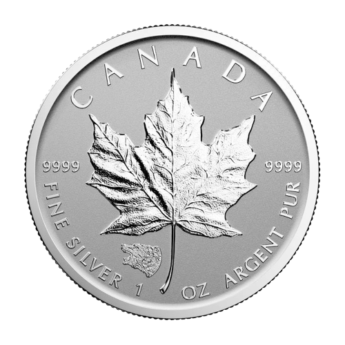 1 oz 2016 Canadian Maple Leaf Grizzly Privy Reverse Proof Silver
