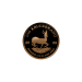 Pièce d'or Krugerrand ultra camée classée PF-70 par la NGC 2008 de 1/10 once