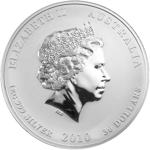 1 kilo 2010 Lunar Year of the Tiger Silver Coin | Perth Mint