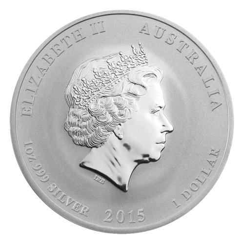 1 oz 2015 Lunar Year of the Goat Lion Privy Silver Coin | Perth Mint