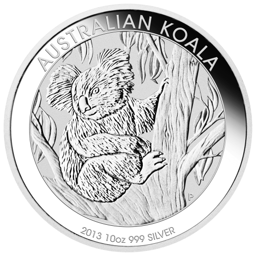 Pièce 10 onces d'argent Koala australien 2013 | Monnaie de Perth