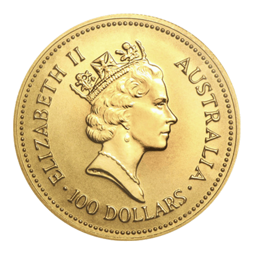 Pièce 1 once d'or Pépite australien 1987 | Monnaie de Perth