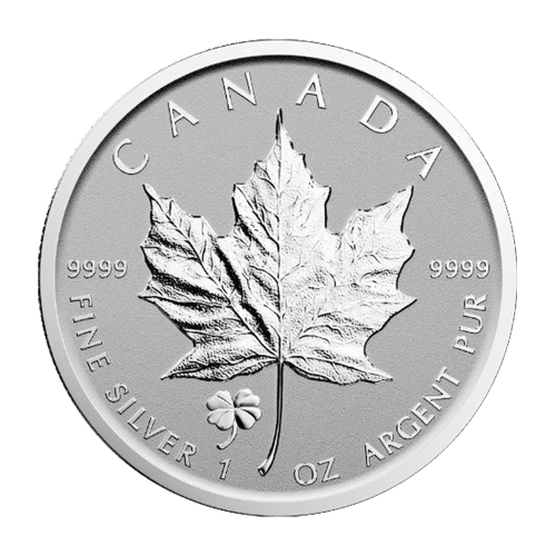 1 oz 2016 Canadian Maple Leaf Four Leaf Clover Privy Reverse Proof 1 oz 2016 Canadian Maple Leaf Four Leaf Clover Privy Reverse Proof