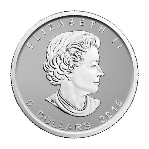 1 oz 2016 Canadian Maple Leaf Four Leaf Clover Privy Reverse Proof