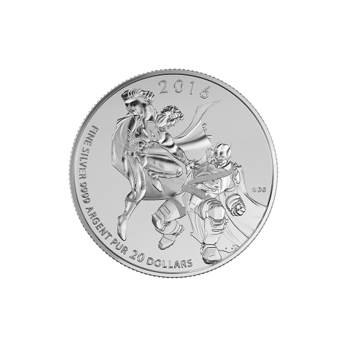 1/4 oz 2016 Batman v Superman: Dawn of Justice™ | $20 for $20 Silver Coin