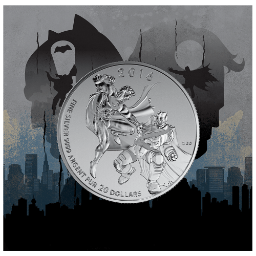 1/4 oz 2016 Batman v Superman: Dawn of Justice™ | $20 for $20 Silver Coin