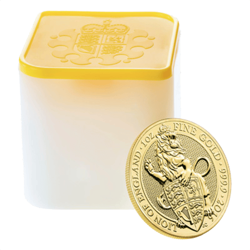 Pièce 1 once d'or Les Bêtes de la Reine : Lion d'Angleterre 2016 | La Monnaie royale