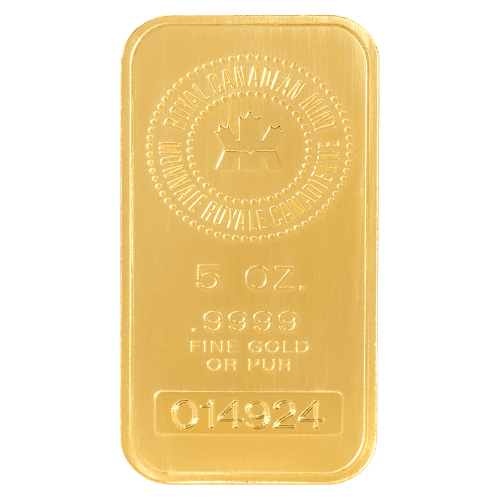 5 oz Gold Bar | Royal Canadian Mint