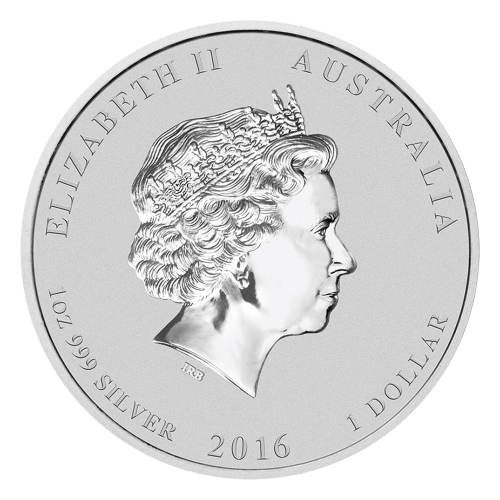 1 oz 2016 Lunar Year of the Monkey Lion Privy Silver Coin | Perth Mint