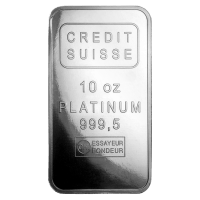 10 oz Platinum Bars