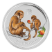 1 oz 2016 Lunar Year of the Monkey Colourized Silver Coin | Perth Mint