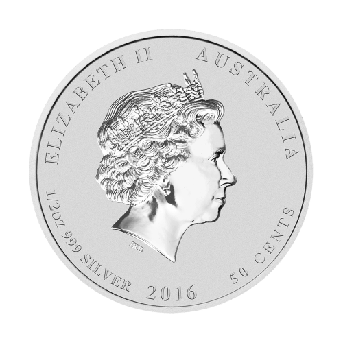 Pièce 1/2 once d'argent coloré Lunaire Année du Singe 2016 | Monnaie de Perth