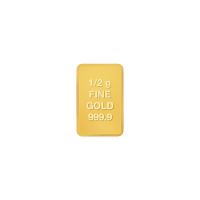 0.5 gram Gold Bars