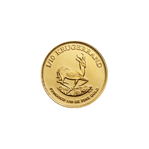 Pièce 1/10 once d'or Krugerrand Année aléatoire | Rand Refinery