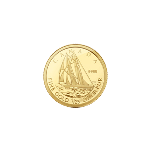 1/25 oz 2012 Bluenose Gold Coin | No COA