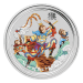 Pièce 1 once d'argent coloré Monkey King 2016 | Monnaie de Perth