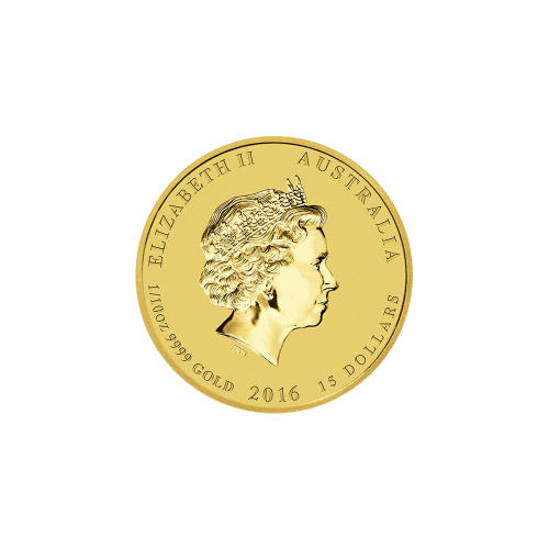 1/10 oz 2016 Monkey King Colourized Gold Coin | Perth Mint