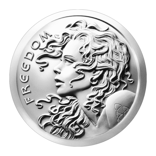 1 oz 2016 Freedom Girl Silver Round