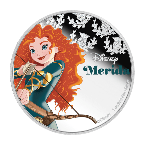 1 oz 2016 Disney Princess Merida Silver Coin | New Zealand Mint
