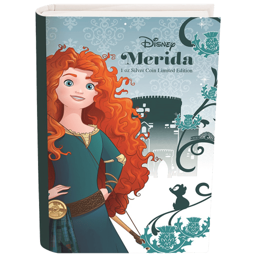 1 oz 2016 Disney Princess Merida Silver Coin | New Zealand Mint