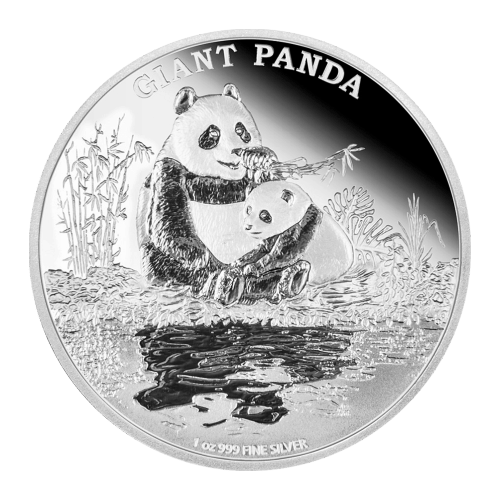 1 oz 2016 Endangered Species Giant Panda Silver Proof Coin | New Zealand Mint